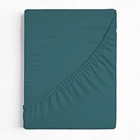 Posteľná plachta Jersey Zelenomodrá