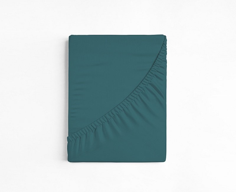 Prestieradlo Jersey s elastanom Zelenomodrá