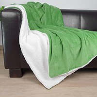 Ovečková deka Ela zelená