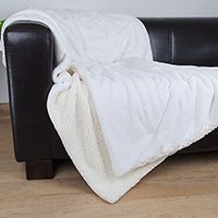 Ovečková deka Ela biela