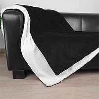 Ovečková deka Ela čierna