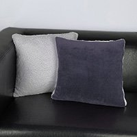 Ovečkový návlek 40x40cm Ela antracitový Horváth