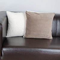 Ovečkový návlek 40x40cm Ela svetlo hnedý Horváth