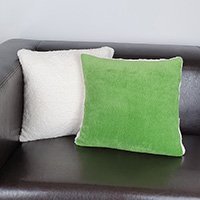 Ovečkový návlek 40x40cm Ela zelený Horváth