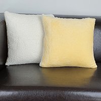 Ovečkový návlek 40x40cm Ela žltý Horváth