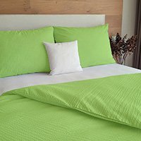 Krepové návliečky ZELENKAVÉ