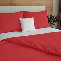 Krepové návliečky ČERVENÉ