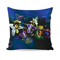 DEKORAČNÝ NÁVLEK BLUE ORCHID