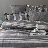 Bambusové posteľné obliečky Nuit Black issimo Home