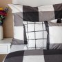 Flanelové obliečky Cube Black