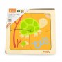 Drevené puzzle pre najmenších Viga 4 ks Želvička