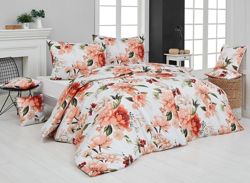 Krepové posteľné obliečky Peony