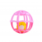 Interaktívna svietiaca a hrajúca hrkálka Balónik Baby Mix ružová