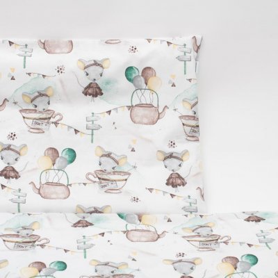 2-dielne posteľné obliečky New Baby Mouse Mia 90/120 cm