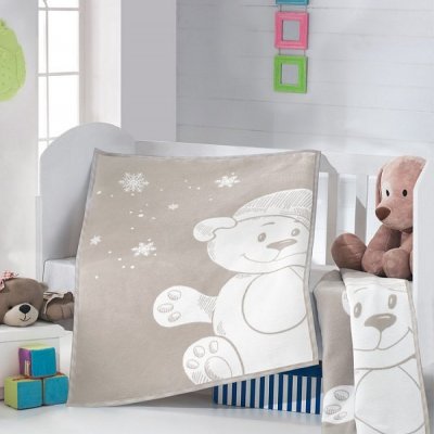 Detská deka TEDDY BEIGE