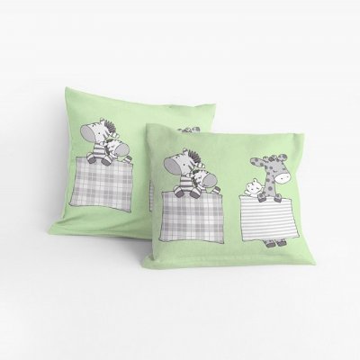 Detský návlek SLEEPING ZOO ZELENÝ