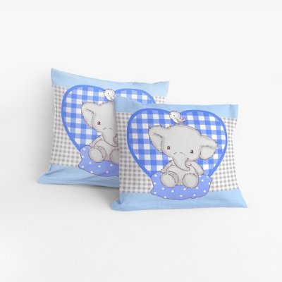 Detský návlek SLONÍČA MODRÉ