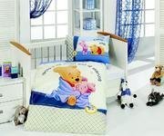 Návliečky do postieľky KARO MODRÉ