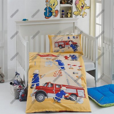 Návliečky do postieľky POŽIARNICI Matějovský