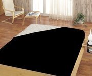 POSTEĽNÁ PLACHTA BAVLNENÝ SATÉN ČIERNA