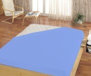 POSTEĽNÁ PLACHTA FROTE SVETLO MODRÁ