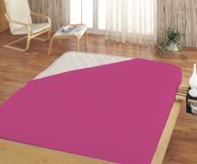 POSTEĽNÁ PLACHTA JERSEY FUCHSIOVÁ