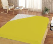 POSTEĽNÁ PLACHTA JERSEY OLIVOVÁ