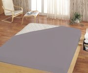 POSTEĽNÁ PLACHTA JERSEY STREDNE ŠEDÁ